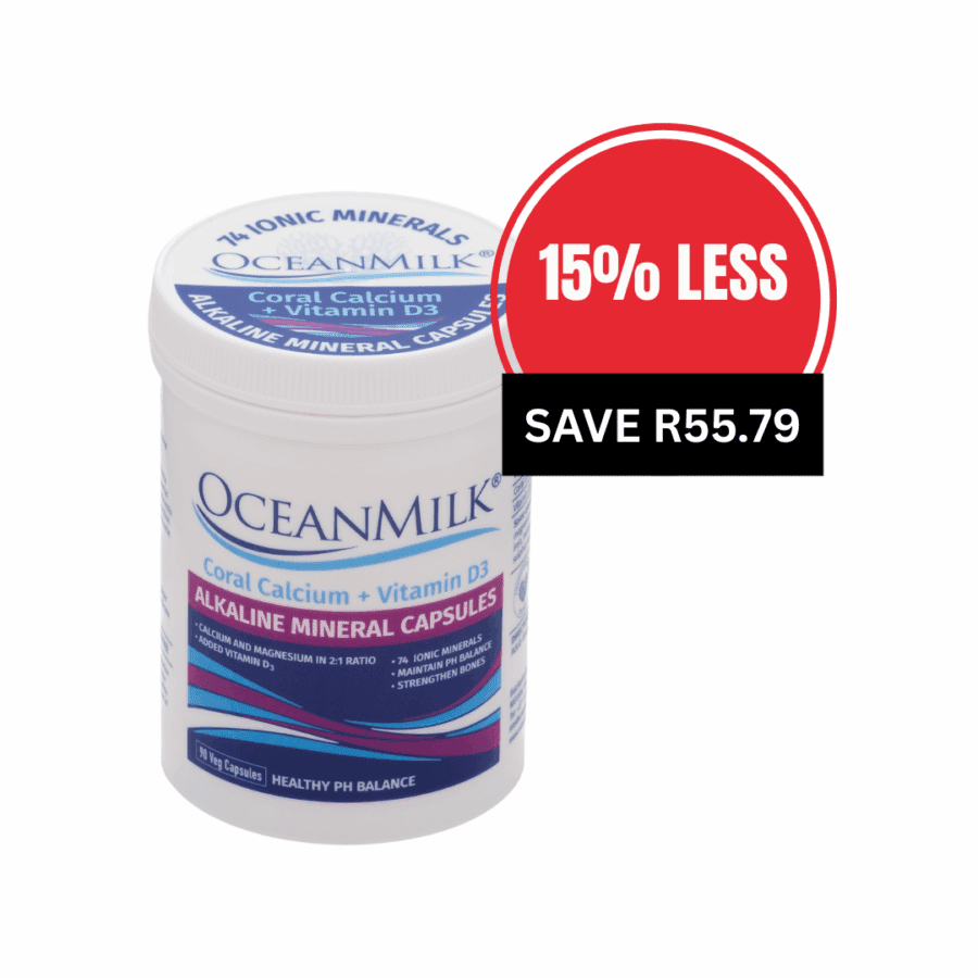 15% less - OCEANMILK® – Alkaline Mineral Capsules (90 Capsules)