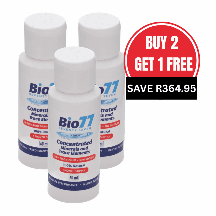 Buy 2 and get 1 FREE - Bio77® Concentrated Minerals 60ml (1 months supply)