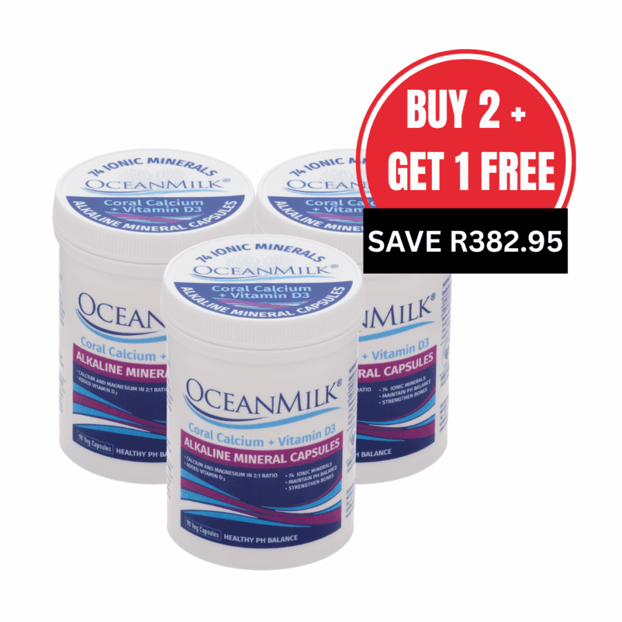 Buy 2 + Get 1 FREE - OCEANMILK® Alkaline Mineral Capsules (90 Capsules)