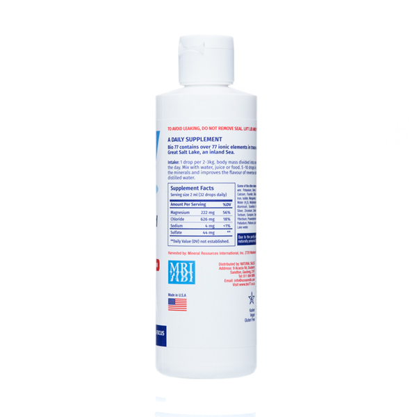 Bio77® Concentrated Minerals 240ml (4 months supply) - Image 2